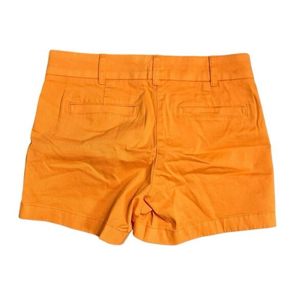 J Crew Shorts Womens 0 Orange 4” Stretch Chino H5806 Classic Bright Colorful - Picture 8 of 10